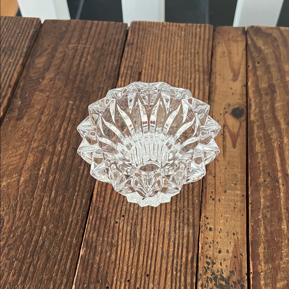 Cristal D'Arques-Durand Cheverny taper candle holder
